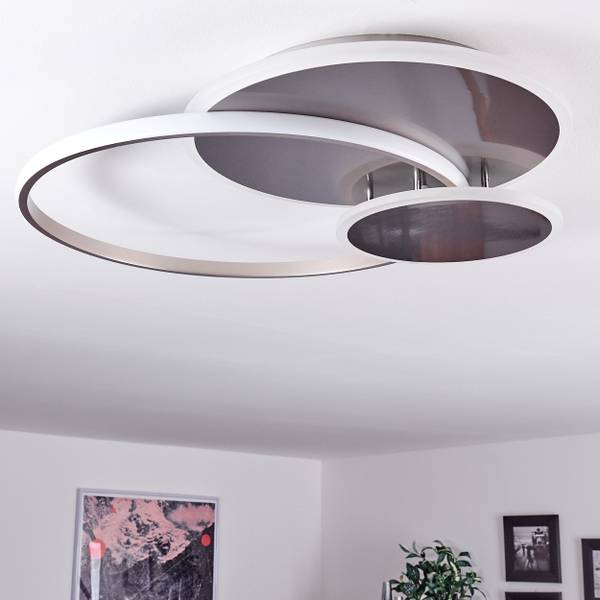 Deckenleuchte 300955 Weiß - Metall - 56 x 7 x 65 cm