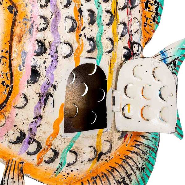 Fischfigur 4523291812 Metall - 58 x 61 x 15 cm