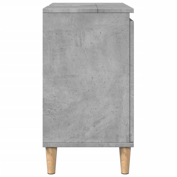 Waschbeckenunterschrank XT8823 Grau - Holzwerkstoff - 33 x 60 x 58 cm