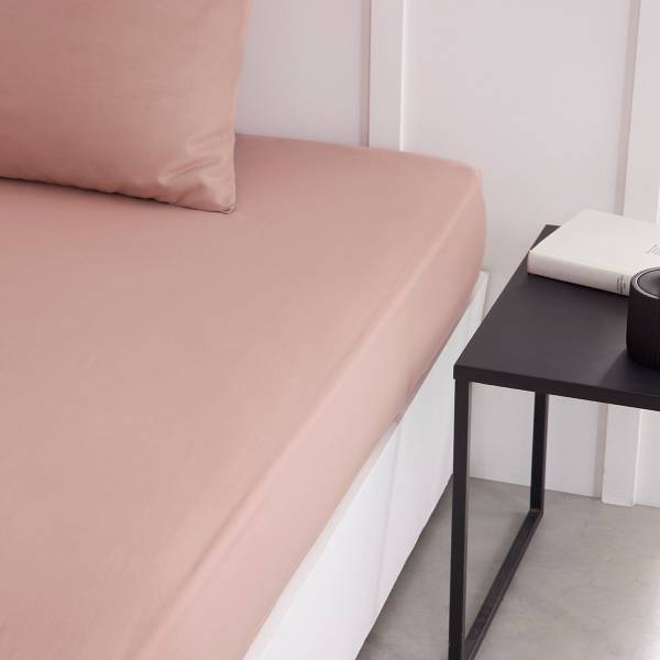 Uni-Spannbettlaken ESSENTIAL Pink - 90 x 23 x 200 cm