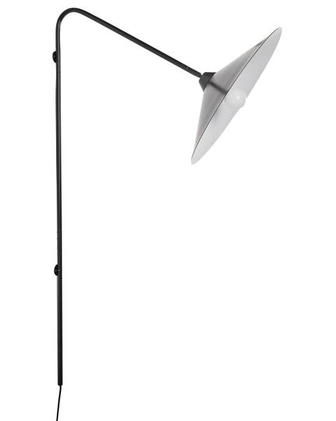 Wandlamp NENTON zwart - metaal - 60 x 120 x 45 cm