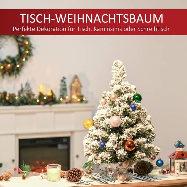 Weihnachtsbaum CD48 Weiß - Kunststoff - 32 x 60 x 32 cm