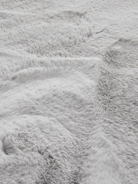 Tapis Fausse fourrure Dave Gris - 120 x 1 x 170 cm