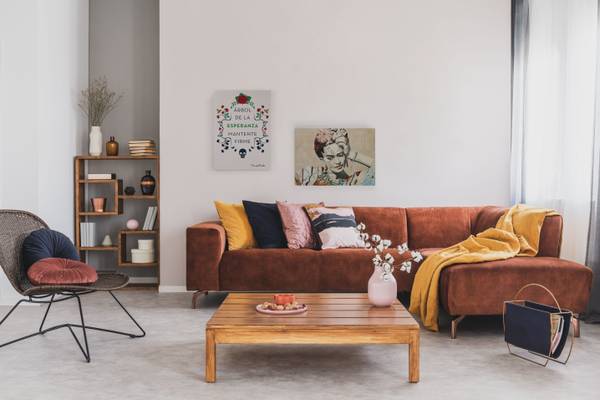 Leinwand 60x40 Frida-Collage Polyester - 3 x 60 x 40 cm