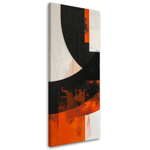 Wandbild Abstrakte Formen 40 x 120 cm