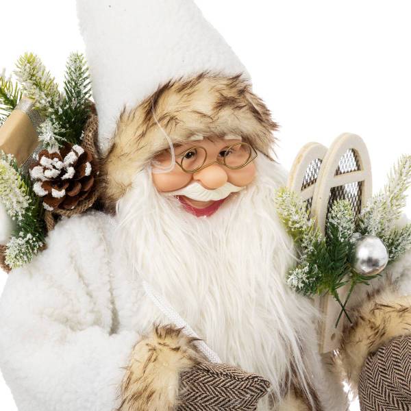Père Noël lumineux 60cm Multicolore
