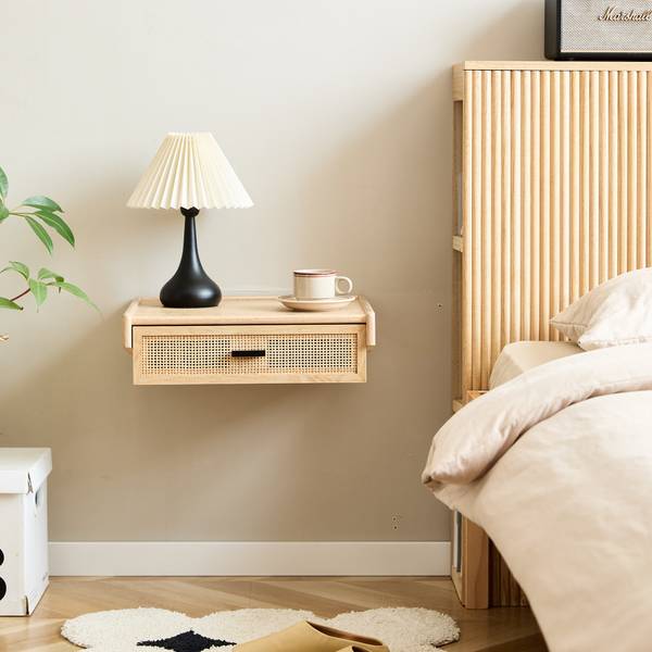 Wandnachttisch PITEA Rattan