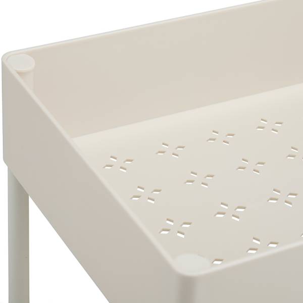 Rollwagen mit 2 Ebenen Weiß