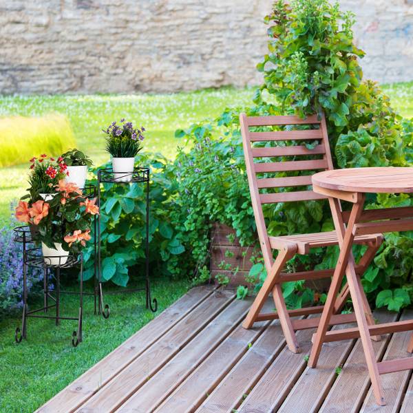 Plantenrek metaal 5 etages zwart - ijzer - 125 x 65 x 23 cm