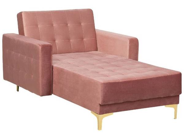 Chaiselongue ABERDEEN Gold - Pink