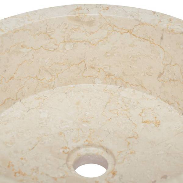 Becken 3007568 Weiß - Marmor - 40 x 15 x 40 cm