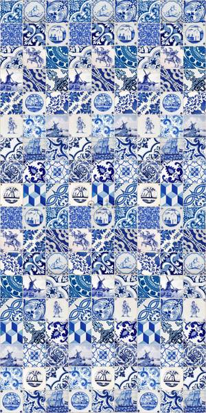 Tapete 158001 Blau - Fleece - 50 x 900 x 50 cm