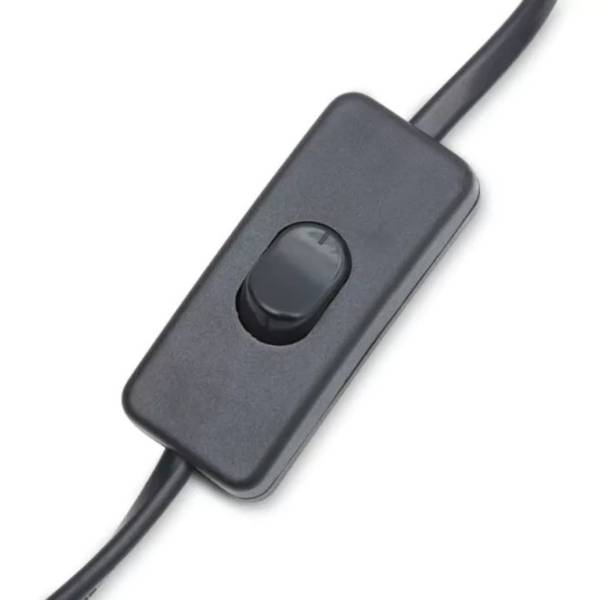 Lampe de table RITIM Noir - Argenté - Céramique - Textile - 31 x 44 x 18 cm