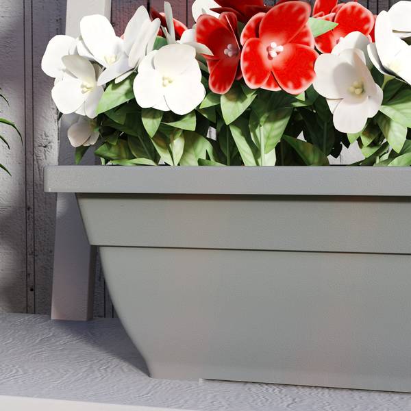 Pflanztöpfe 84H-256V00GY Grau - Kunststoff - 21 x 16 x 59 cm