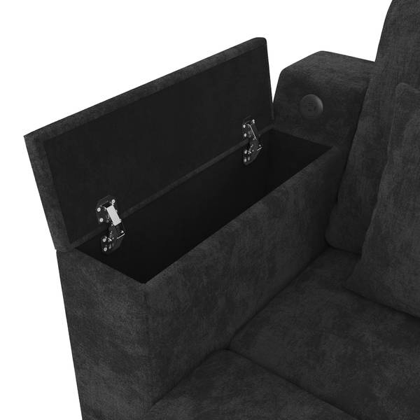 Schlafsofa ChenilLade Ⅲ Grau