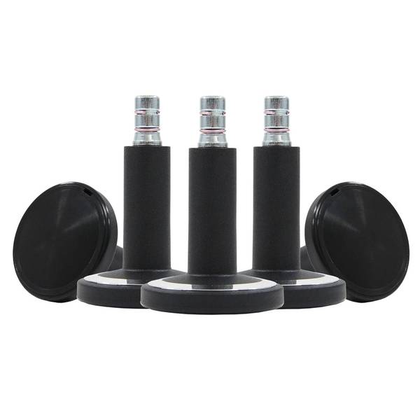 Stuhlgleiter STATO-M Schwarz - Silber