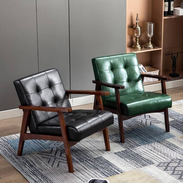 Holzsessel Armsessel Fahlber Schwarz