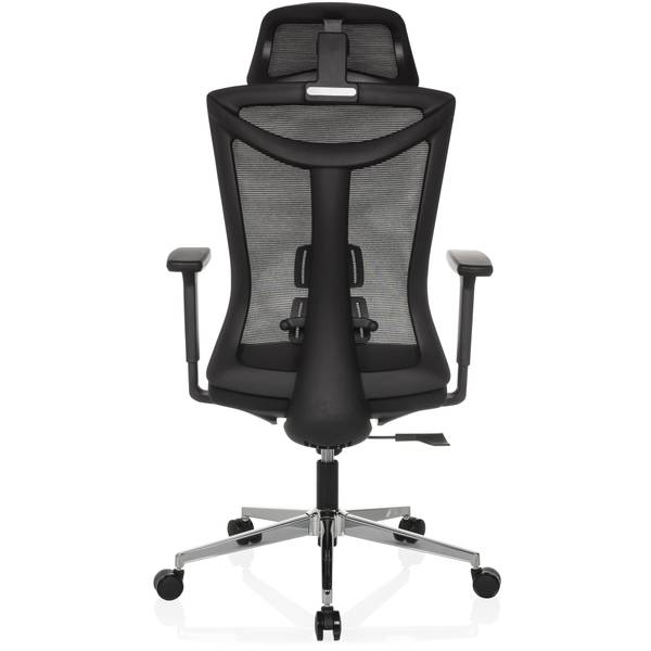 Bürostuhl KAMIAK Schwarz - Polyester - 68 x 132 x 68 cm