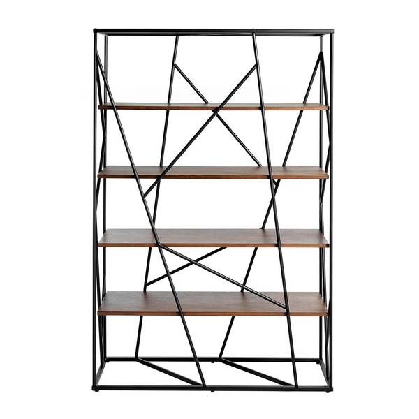 Regal 3103 Braun - Edelstahl 18/0 - Stahl - Zink - 120 x 180 x 38 cm