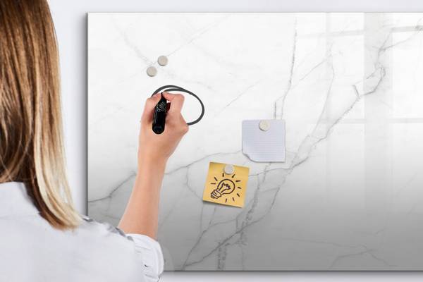 Magnettafel Calacatta 100 x 70 cm