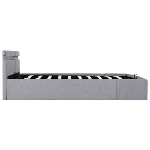 Bettgestell 3001499 Grau - Holzwerkstoff - 168 x 73 x 211 cm