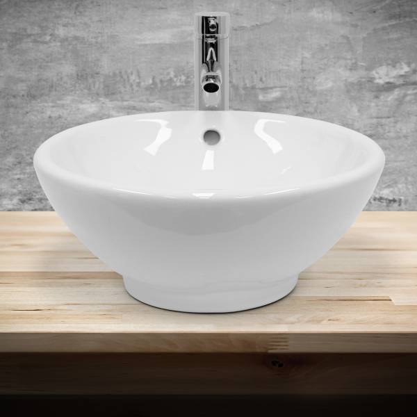 Waschbecken NAPOLI Keramik - Textil