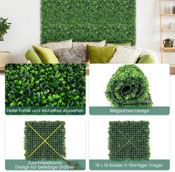 Kunstpflanzen TL32462DE Grün - Kunststoff - 50 x 6 x 50 cm