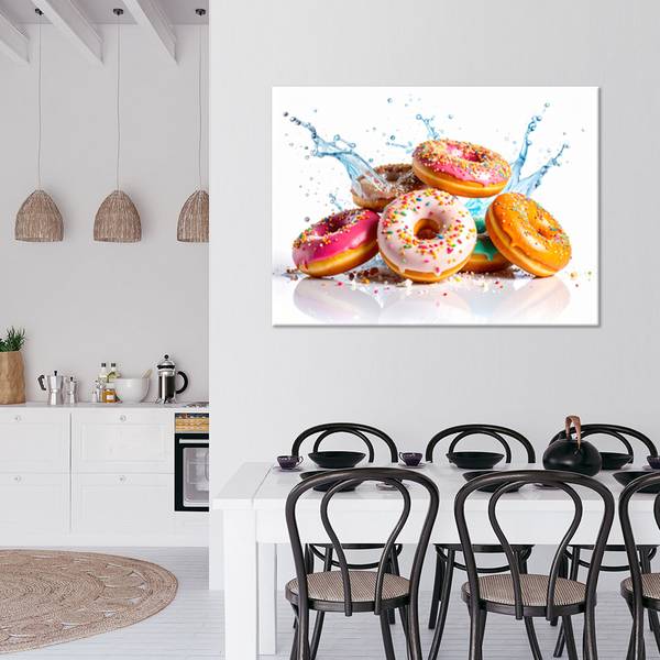 Wandbild Süßigkeiten 120 x 80 cm