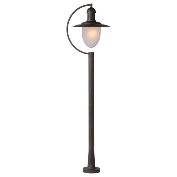 Lanterne / lampadaire exterieur ARUBA Marron - Acier - 25 x 110 x 29 cm