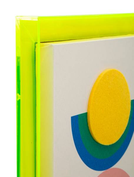 Schilderij op canvas Pop Art B deels massief hout - 50 x 70 x 3 cm