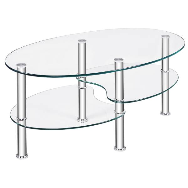 Couchtisch HV10456TR Metall - 90 x 45 x 50 cm