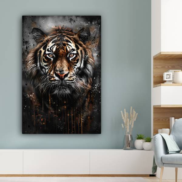 LEINWANDBILD Tiger 80 x 120 x 80 cm