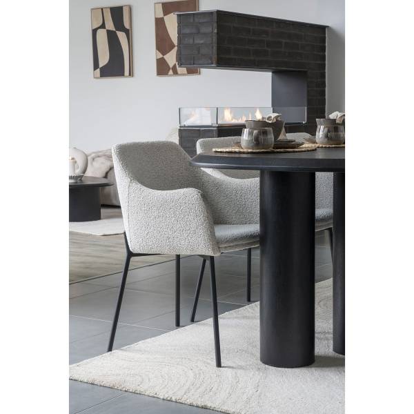 Kurzflorteppich VK86818474 Braun - Wolle - 160 x 1 x 230 cm