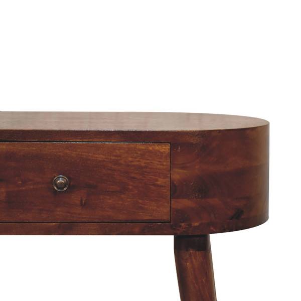 Console Albion Marron - Manguier - 60 x 78 x 30 cm