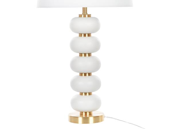 Lampe de table FRIO Doré - Blanc - Métal - 37 x 80 x 37 cm
