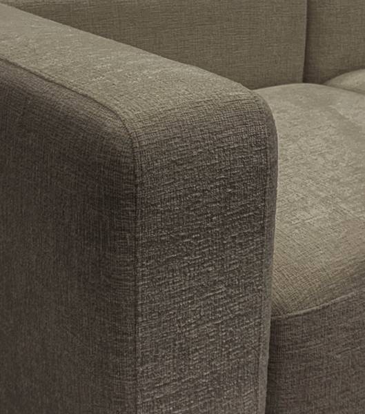 3-Sitzer Modulares Ecksofa Cubo Braun