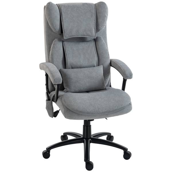 Massage-Bürostuhl 921-919V90GY Grau - Stahl - 71 x 122 x 76 cm