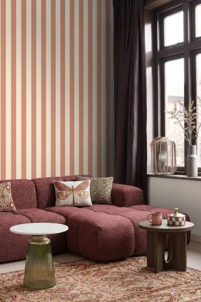 Tapete 131922 Pink - Papier - 53 x 1005 x 1005 cm