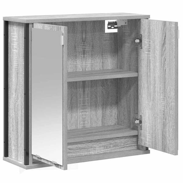 Spiegelschränke 861900 Grau - Holzwerkstoff - 60 x 60 x 21 cm