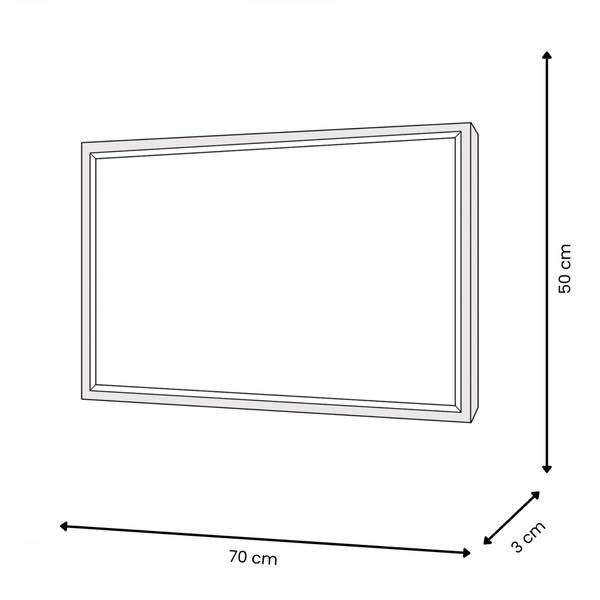 3D-Collage-Bild Volkswagen Van Vintage 1 Acrylglas - 70 x 50 x 3 cm
