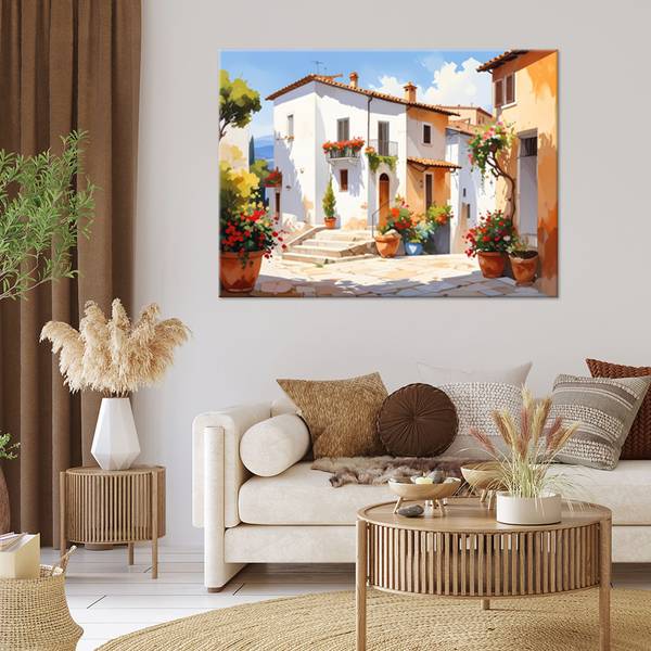 Wandbild Stadt 60 x 40 cm