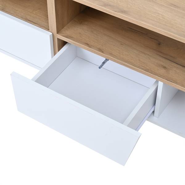 TV-meubel Astraios Ⅰ hout - wit