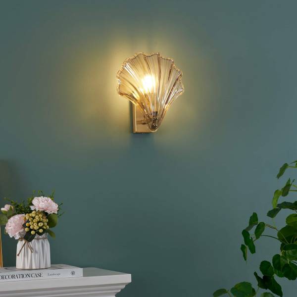 Wandleuchte Amanda Gold - Metall - 19 x 21 x 21 cm