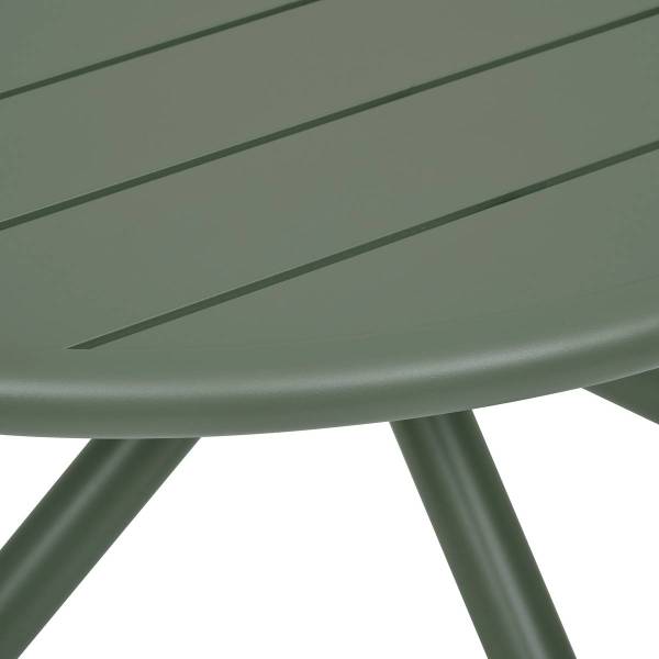 Gartentisch NEBULLIA Grün - Metall - 105 x 75 x 105 cm