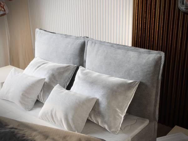 Boxspringbett MONTA Beige - Liegefläche Breite: 140 cm