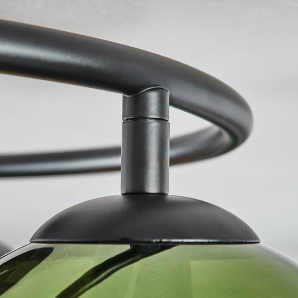 Deckenleuchte Cesaro Blau - Gold - Grün - Metall - 16 x 16 x 16 cm