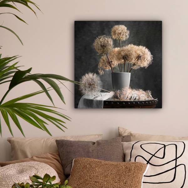 LEINWANDBILD Blumensamen 50 x 50 x 50 cm
