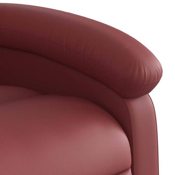Fauteuil inclinable de massage 3032379-2 Rouge - Brun rouge