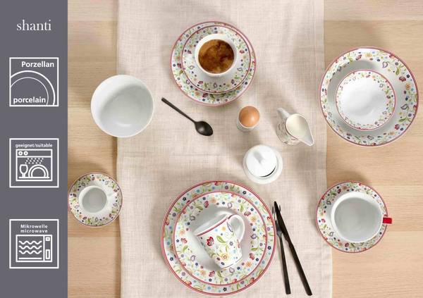 Kaffee Service Shanti Doppio Pinie - 2 x 2 x 2 cm