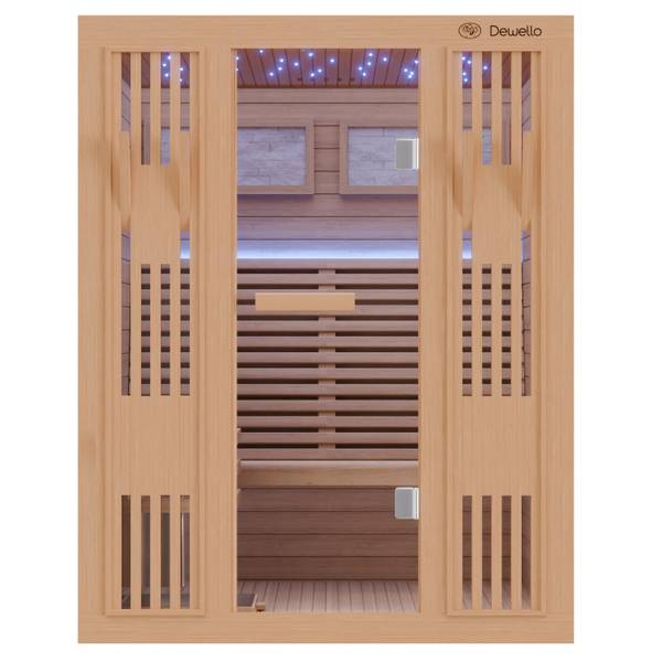 Finnische Sauna MINTO 130 x 150 cm